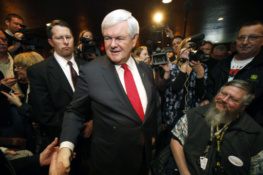 Newt Gingrich Remains At Top Of Gop Presidential Field, But Gop Voters Not Satisfied