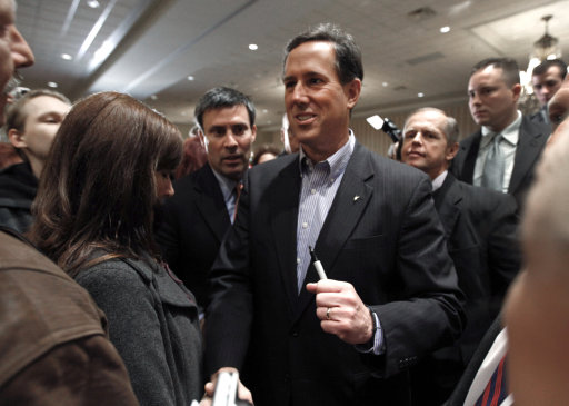 Gop Satisfaction Levels Up Again As Conservative Santorum Rises