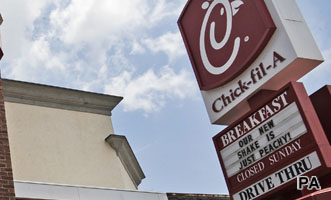 Chick-Fil-A takes perception dive with fast food eaters