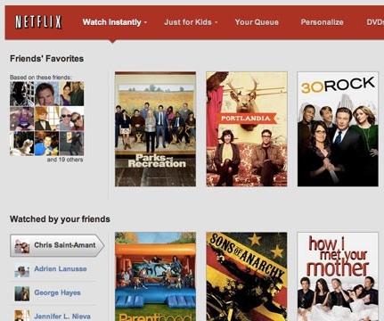 Netflix announces increased Facebook integration
