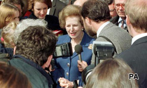 Thatcher takes over social media