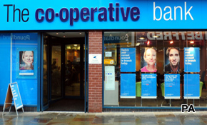 Co-op Bank's downgrade hits social networks