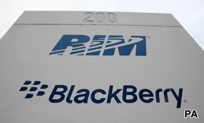 BlackBerry suffers more than RIM