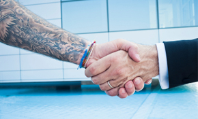 Tattoos: Beautiful art form, or unprofessional? 