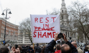 People Say No to Thatcher Funeral Protests