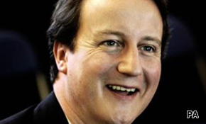 Cameron out ahead