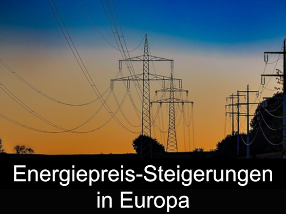 Zum Download: Energiepreissteigerung in Europa
