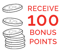 100 bonus points